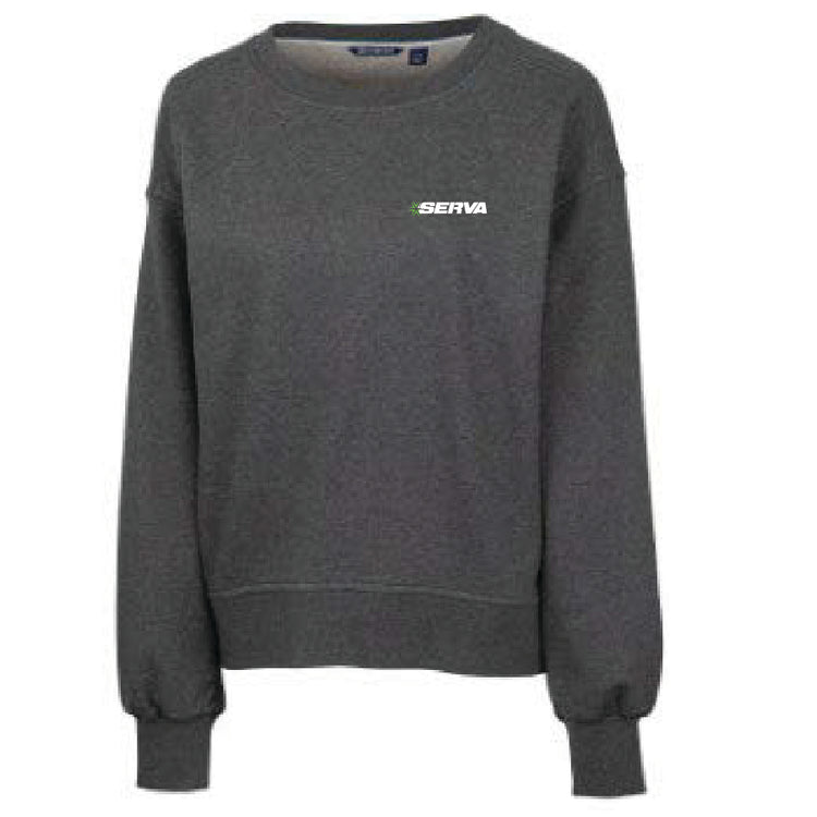 CUTTER & BUCK - Saturday Cotton Blend Womens Crew Neck Sweatshirt