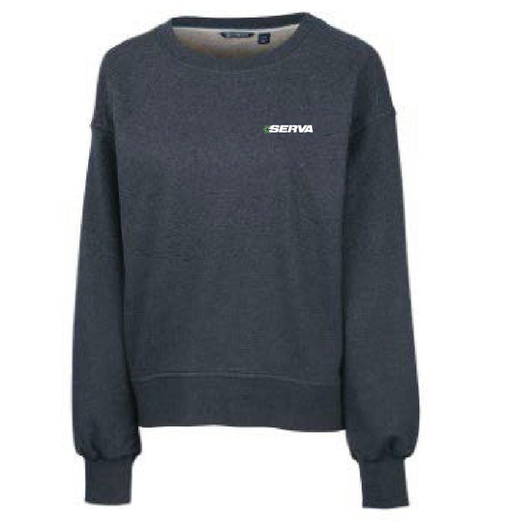 CUTTER & BUCK - Saturday Cotton Blend Womens Crew Neck Sweatshirt